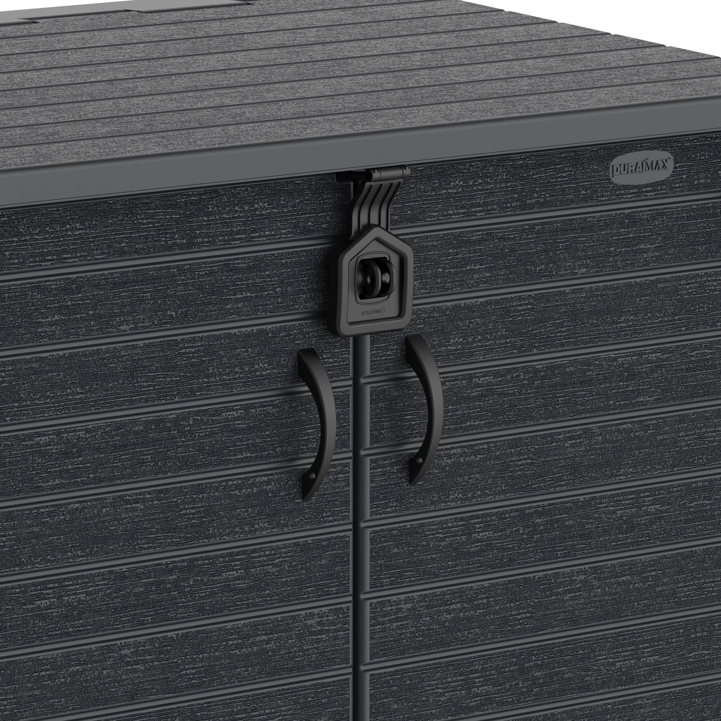 Duramax StoreAway Cedargrain Plastic Garden Storage Box - 850L - Grey