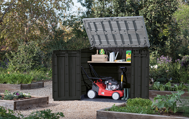 Keter Hideaway XL - Max Garden Storage Box - 1200L - Anthracite/Grey